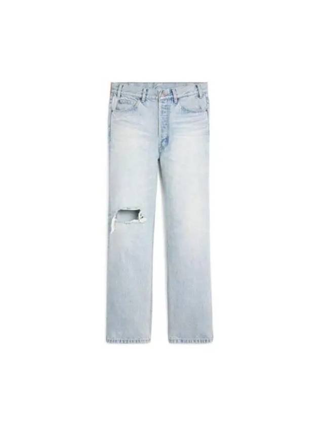 Denim Straight Pants 2N807629V 08ZY - CELINE - BALAAN 2