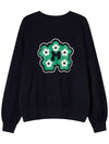 Flower Sweatshirt Navy - METAPHER - BALAAN 6