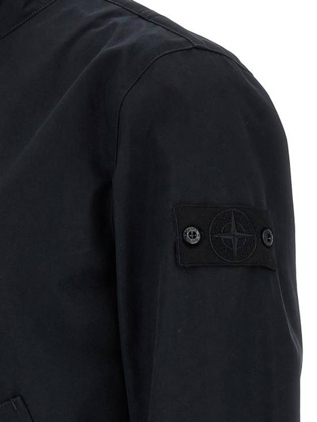 Ghost Zip Up Jacket Black - STONE ISLAND - BALAAN 5