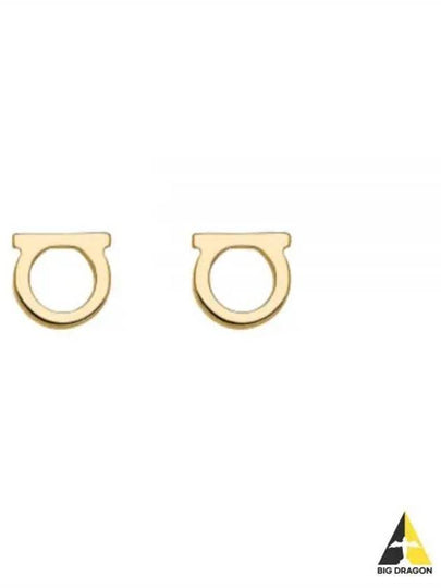 Gancini Small Earrings Gold - SALVATORE FERRAGAMO - BALAAN 2