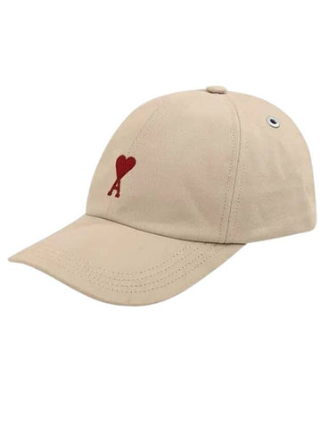 De Coeur Logo Ball Cap Sand - AMI - BALAAN 1