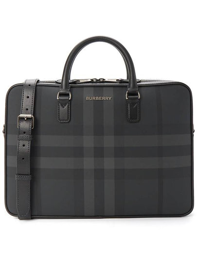 Slim Ainsworth Check Case Dark Grey - BURBERRY - BALAAN 2