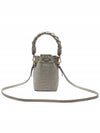 Mon Tresor Mini FF Canvas Bucket Bag Green - FENDI - BALAAN 5