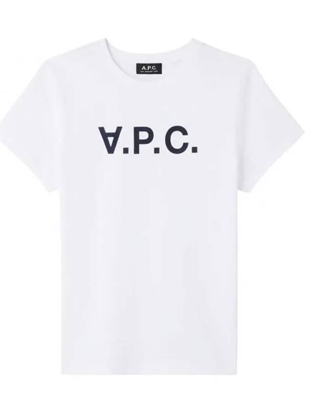 VPC Logo Short Sleeve T-Shirt White - A.P.C. - BALAAN 2