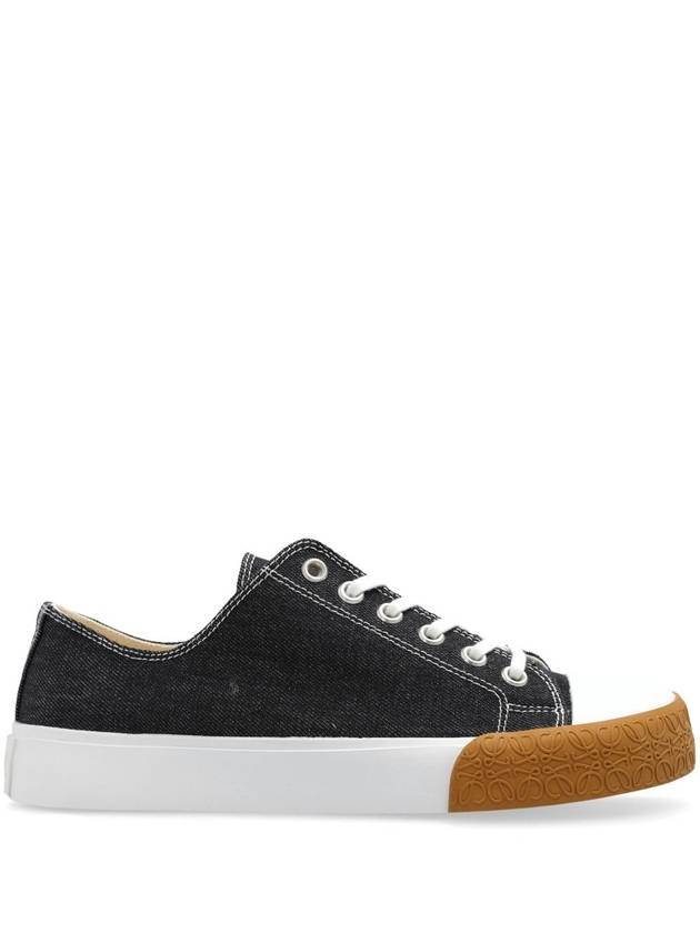 Bloc Denim Low Top Sneakers Raw Denim - LOEWE - BALAAN 2