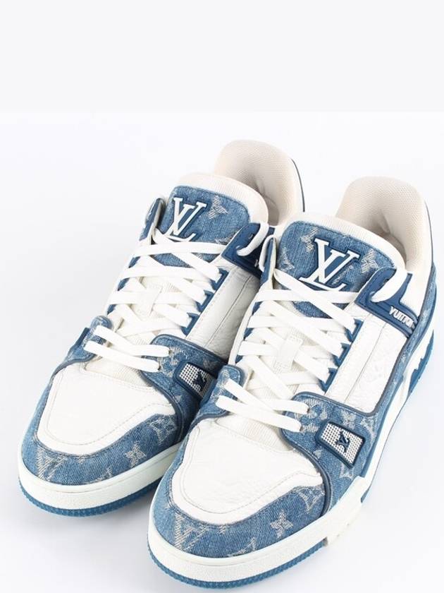 LV denim trainer sneakers 9 5 285 - LOUIS VUITTON - BALAAN 1