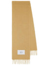 Baby Scarf Maison Kitsune Wool Brown - MAISON KITSUNE - BALAAN 2