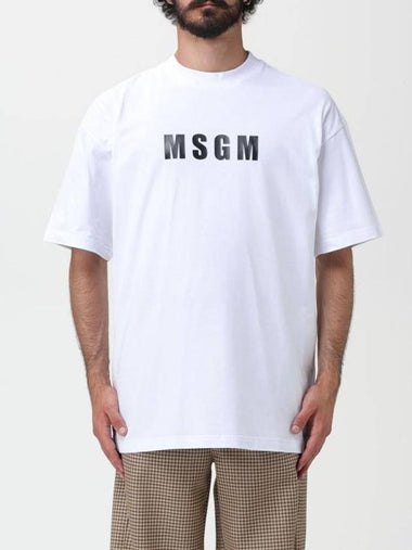 Short Sleeve T-Shirt 3540MM113237798 01 White - MSGM - BALAAN 1