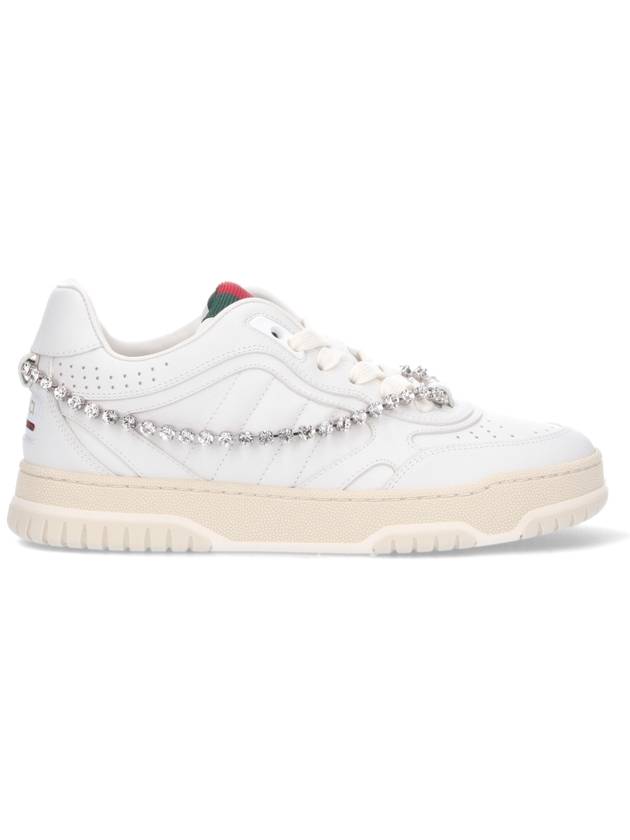 Women's Reweb Low Top Sneakers White - GUCCI - BALAAN 2