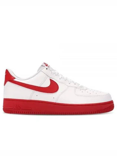 Air Force 1 Low Top Sneakers White Red Midsole - NIKE - BALAAN 2