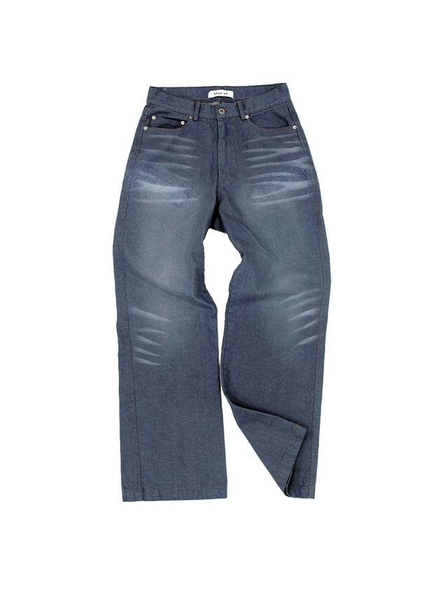 Washing Star Denim Pants - BLUE SUNFLOWER - BALAAN 2