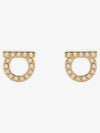 Gancini Pearl Earrings Gold - SALVATORE FERRAGAMO - BALAAN 4