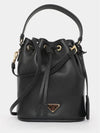 Triangle Logo Classic Leather Toad Women s Bucket Bag 1BE067 2CYS F0002 - PRADA - BALAAN 1