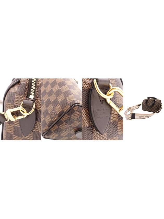 Women s Louis Vuitton N40489 Damier Eben Canvas Speedy Bandouli re 20 2WAY gt bag Gangbuk used luxury goods - LOUIS VUITTON - BALAAN 11