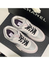 Men s Cruise Sneakers Calfskin Suede White Black - CHANEL - BALAAN 3