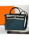 Herbag Zip 31 Verso Tote Bag Blue Indigo - HERMES - BALAAN 4