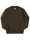 Diagonal Raised Fleece Lens Sweatshirt Ivy Green - CP COMPANY - BALAAN 2