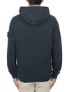 Wappen Patch Brushed Cotton Fleece Hoodie Navy - STONE ISLAND - BALAAN 4