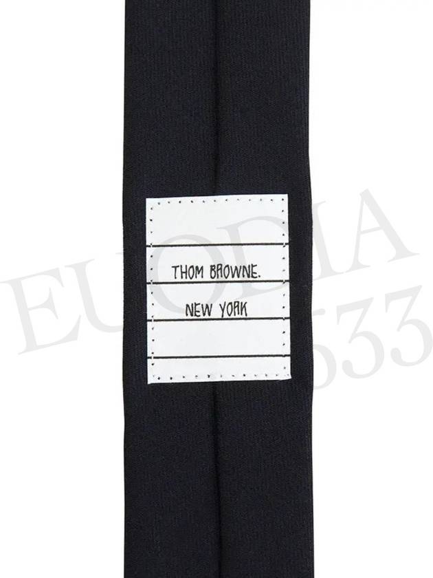 Super 120S Twill Tie Navy - THOM BROWNE - BALAAN 8