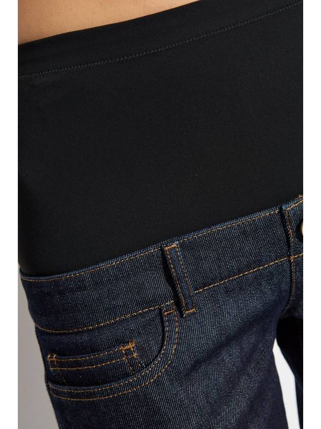 Coperni Jeans With Elastic Waistband, Women's, Navy Blue - COPERNI - BALAAN 5