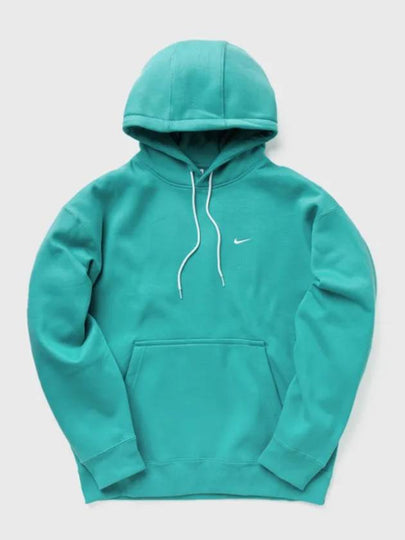 Swoosh Crew Neck Brushed Hoodie Washed Teal - NIKE - BALAAN 2