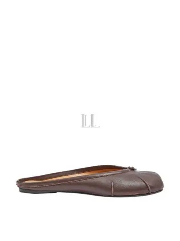 Tabi Leather Mule Brown - MAISON MARGIELA - BALAAN 2