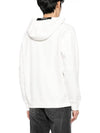 Diagonal Raised Fleece Lens Hoodie White - CP COMPANY - BALAAN 5