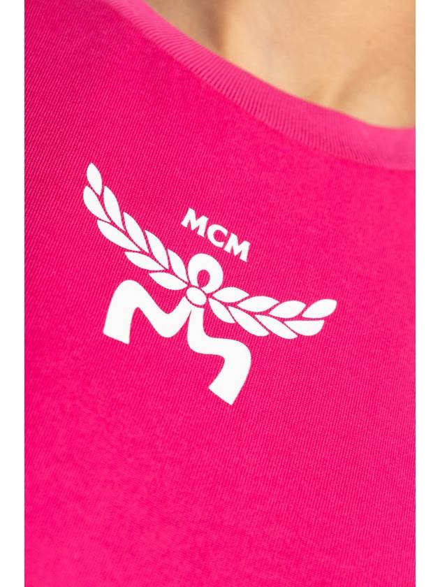 MCM Printed T-shirt, Women's, Pink - MCM - BALAAN 5