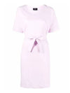 Women's Belted Waist Midi Dress Pink - A.P.C. - BALAAN.