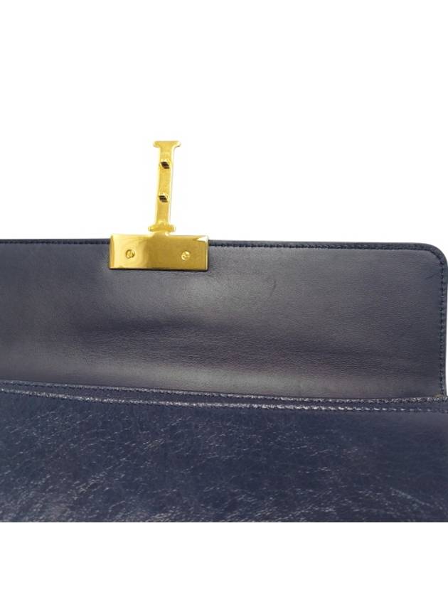 M9206UMPK Montaine 30 Navy Lambskin Gold Chain Clutch Cross Bag - DIOR - BALAAN 8