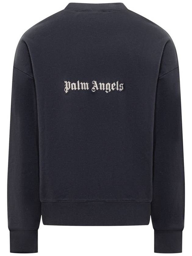 Sweater PMBA080S24FLE004 4603 BLUE - PALM ANGELS - BALAAN 3