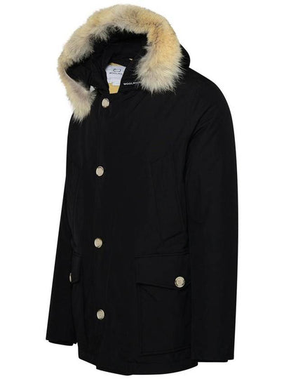 Woolrich Artic Anorak Black Cotton Blend Parka - WOOLRICH - BALAAN 2