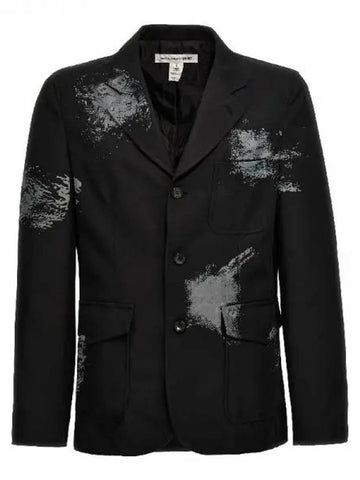 COMME des GARCONS SHIRT painting effect single breasted jacket 271458 - COMME DES GARCONS - BALAAN 1