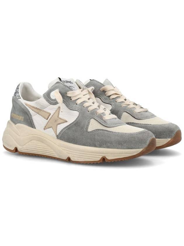 Running Sole Canvas Toe Star Low Top Sneakers Grey - GOLDEN GOOSE - BALAAN 3