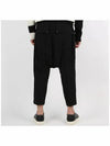 Drawstring Baggy Pants Black - RICK OWENS - BALAAN.