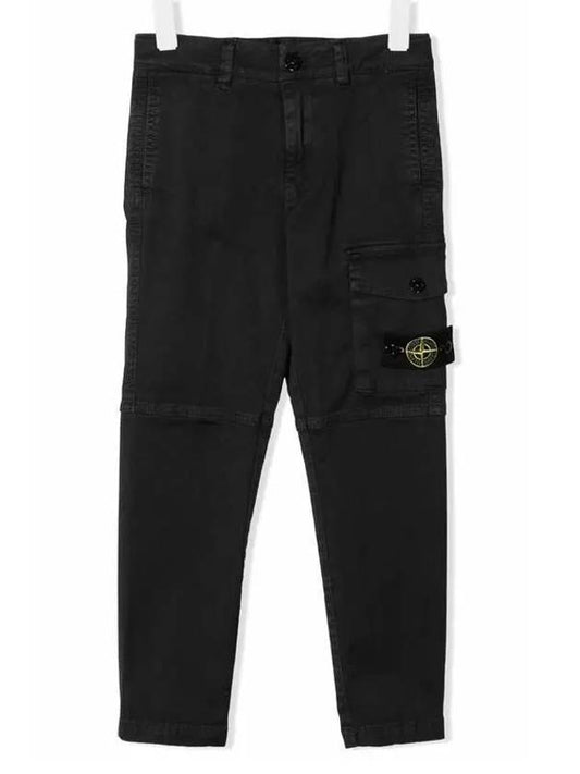 Logo wappen cargo straight pants black - STONE ISLAND - BALAAN 2