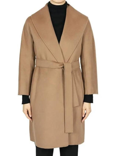 Women s Mesh Virgin Wool Coat Camel 2429016121600 045 - MAX MARA - BALAAN 1