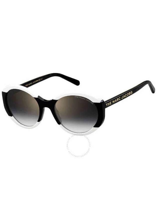 Marc Jacobs Grey SF Gold SP Round Ladies Sunglasses MARC 520/S 080S/FQ 56 - MARC JACOBS - BALAAN 1