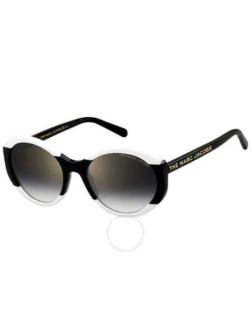 Marc Jacobs Grey SF Gold SP Round Ladies Sunglasses MARC 520/S 080S/FQ 56 - MARC JACOBS - BALAAN 1