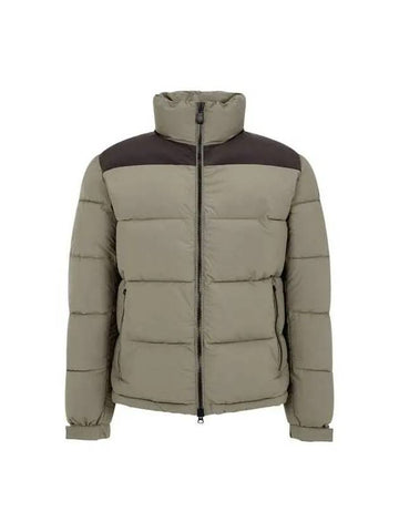 MEN TAXUS padded jacket khaki - SAVE THE DUCK - BALAAN 1