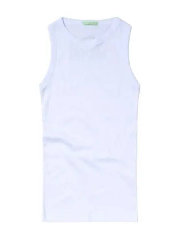 Aries Racer Back Ribbed Vest Twin Pack White Black Sleeveless Tank Top - ARIES - BALAAN 1