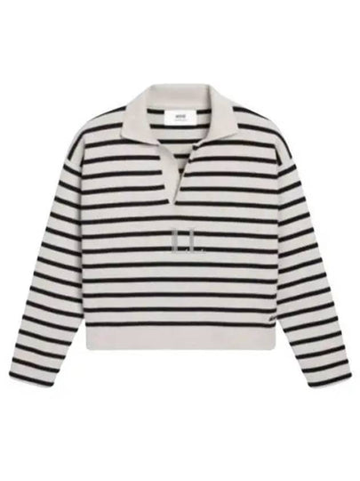 Striped Sailor Polo Shirt - AMI - BALAAN 2