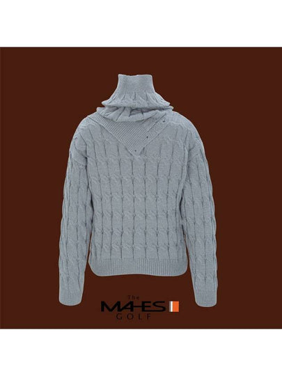 Knit Sweater 2in1 Essential Neck Warm Knit Set GN40434 - MAHES - BALAAN 2