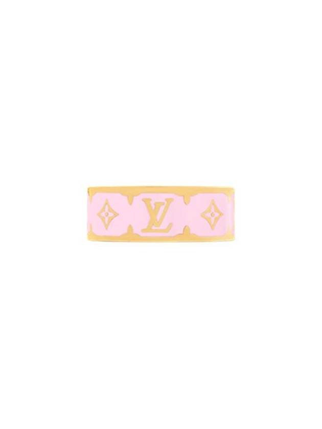 Nanogram Enamel Ring Pink Gold - LOUIS VUITTON - BALAAN 1