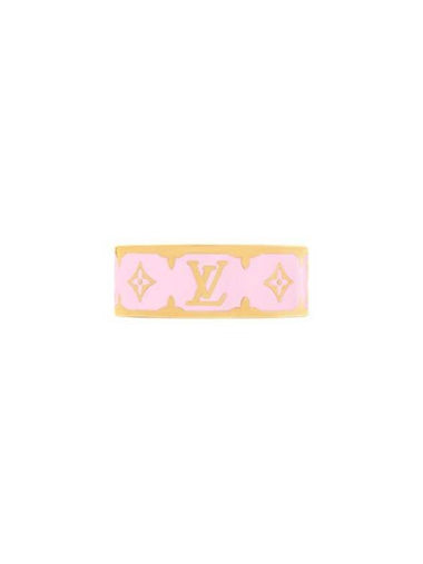 Nanogram Enamel Ring Pink Gold - LOUIS VUITTON - BALAAN 1