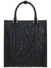 Antique Nappa Leather Mini Tote Bag Black - PRADA - BALAAN 4