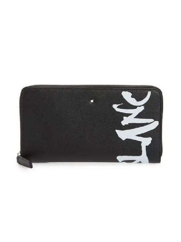 Sartorial Calligraphy Zipper Long Wallet Black - MONTBLANC - BALAAN 3