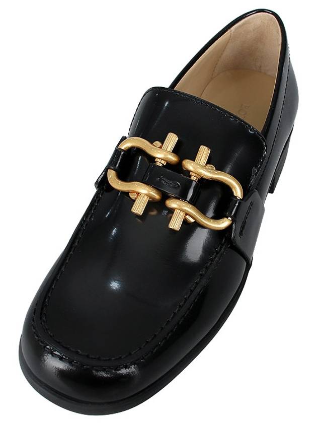 Leather Loafers Black - BOTTEGA VENETA - BALAAN 8