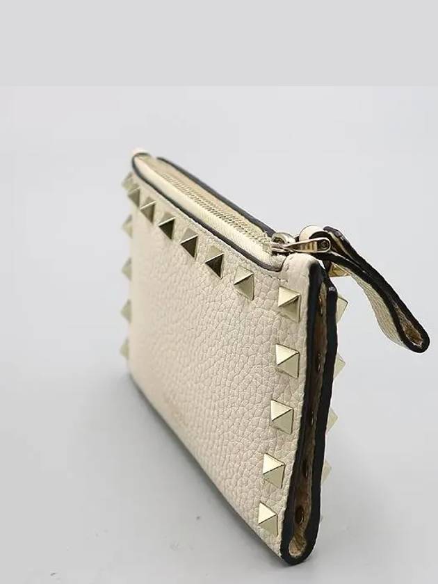 Ivory leather medium wallet - VALENTINO - BALAAN 2