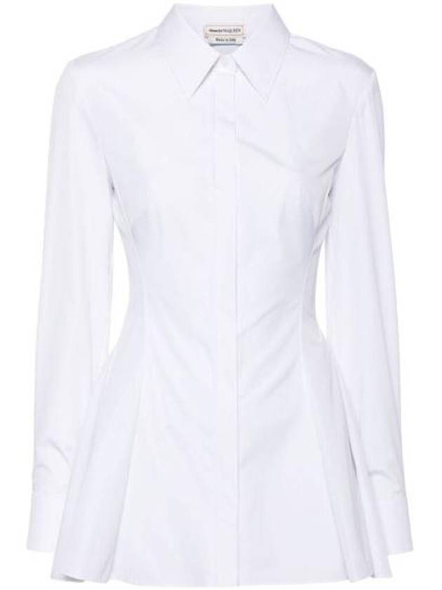 24FW Shirt 797282 QAAAD 9000 WHITE - ALEXANDER MCQUEEN - BALAAN 1